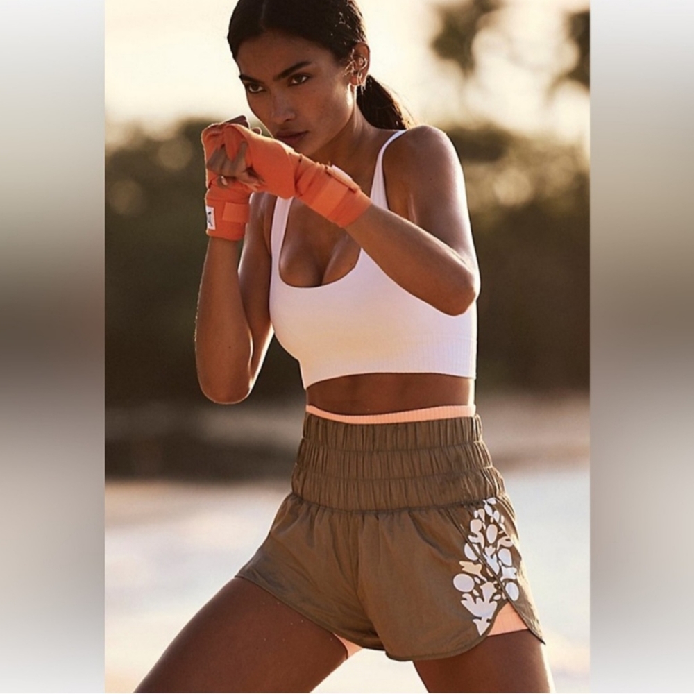 Free People The Way Home Shorts Logo